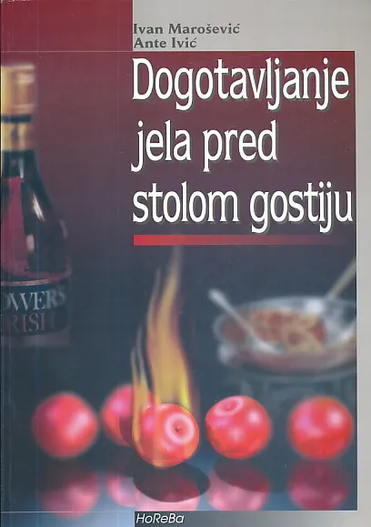 Dogotavljanje jela pred stolom gostiju