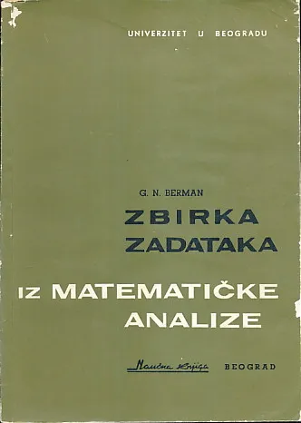 Zbirka zadataka iz matematičke analize