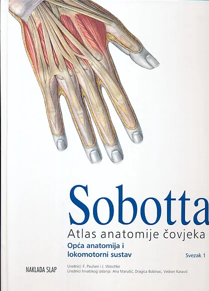 Atlas anatomije čovjeka 1-3 + Tablice mišića, zglobova i živaca