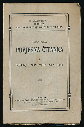 Povjesna čitanka I. Srednji i novi vijek do g. 1648.