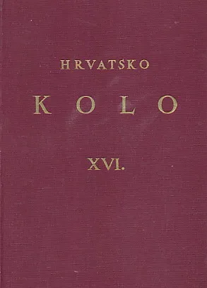 Hrvatsko kolo, knjiga XVI/1935