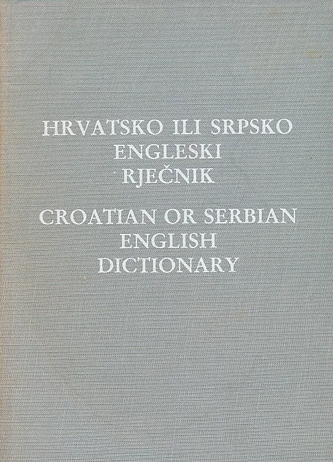 Hrvatsko ili srpsko engleski rječnik