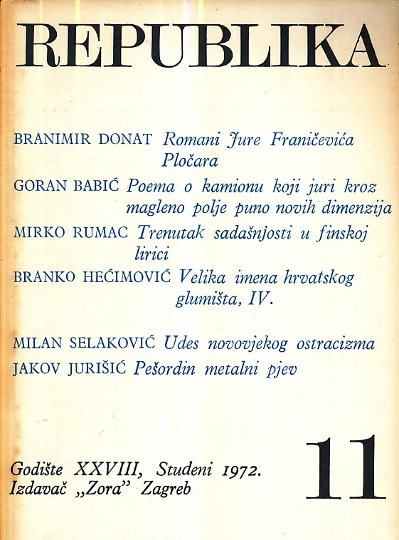 Republika, br. 11/1972