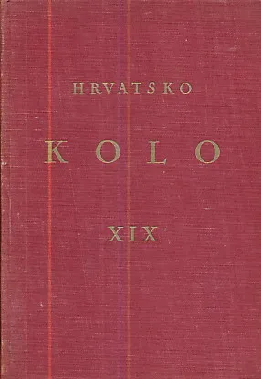 Hrvatsko kolo, knjiga XIX/1938