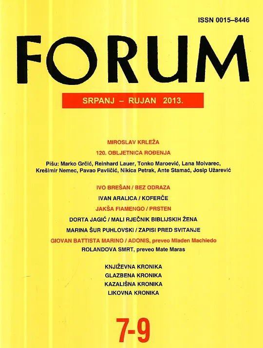 Forum, br. 7-9/2013