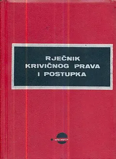 Rječnik krivičnog prava i postupka