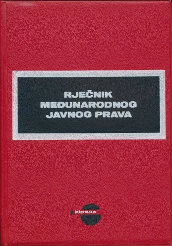 Rječnik međunarodnog javnog prava