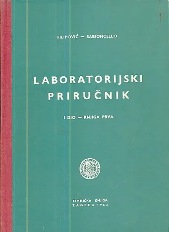Laboratorijski priručnik, I. dio, sv. 1-3
