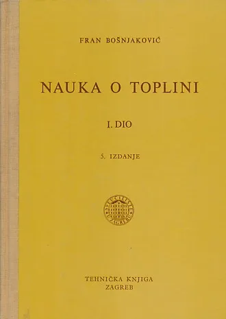 Nauka o toplini, I. dio
