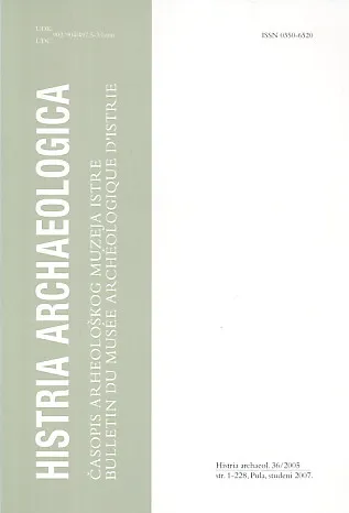 Histria Archaelogica 36/2005