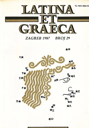 Latina et Graeca, br. 29/1987