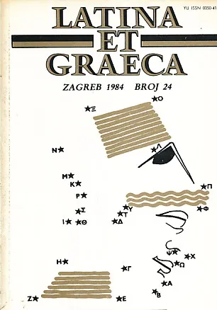 Latina et Graeca, br. 24/1984