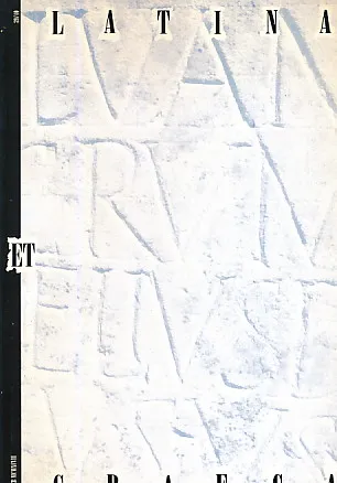 Latina et Graeca, br. 39-40/1992