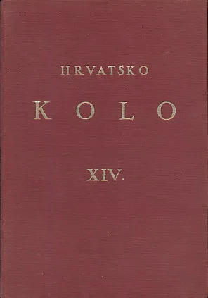 Hrvatsko kolo, knjiga XIV/1933