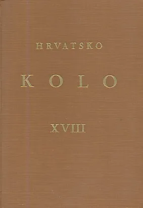 Hrvatsko kolo, knjiga XVIII/1937