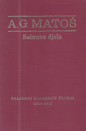 Feljtoni, impresije, članci I. sv. XV
