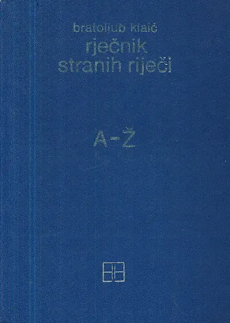 Rječnik stranih riječi A-Ž
