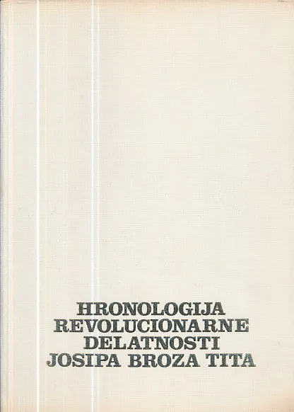 Hronologija revolucionarne delatnosti Josipa Broza Tita
