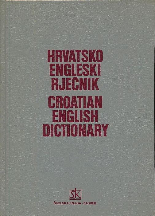 Hrvatsko-engleski rječnik