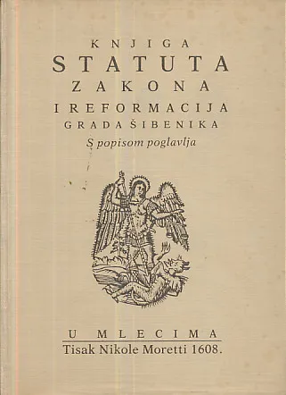 Knjiga statuta, zakona i reformacija grada Šibenika