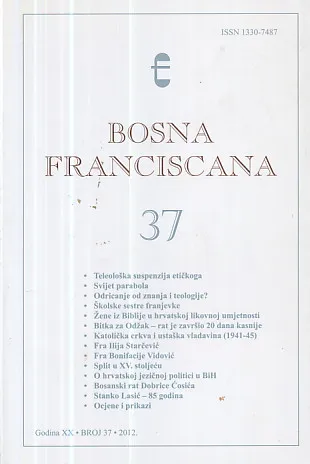 Bosna franciscana 37/2012