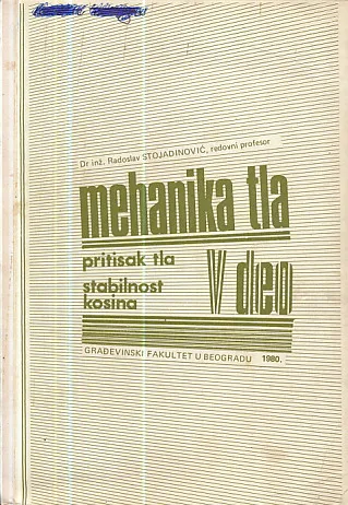 Mehanika tla V. deo