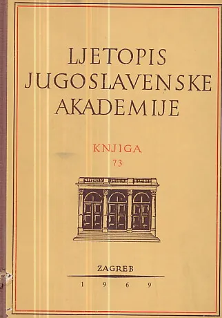 Ljetopis JAZU za god. 1966, knjiga 73