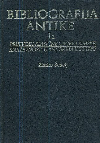 Prijevodi klasične grčke i rimske književnosti 1800-1989
