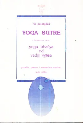 Yoga sutre s komentarima zvanim Yoga bhašya