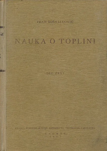 Nauka o toplini, dio prvi