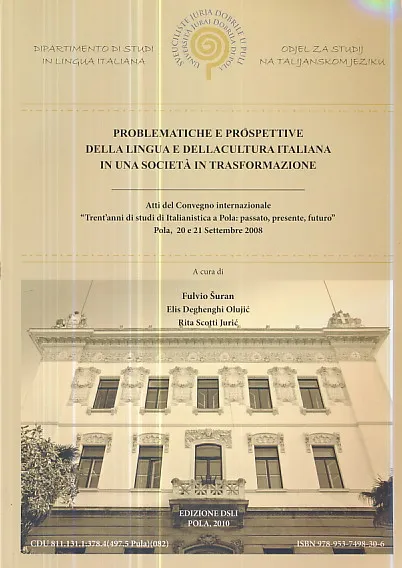 Problematiche e prospettive della lingua e dellacultura Italiana in una societa in trasformazione