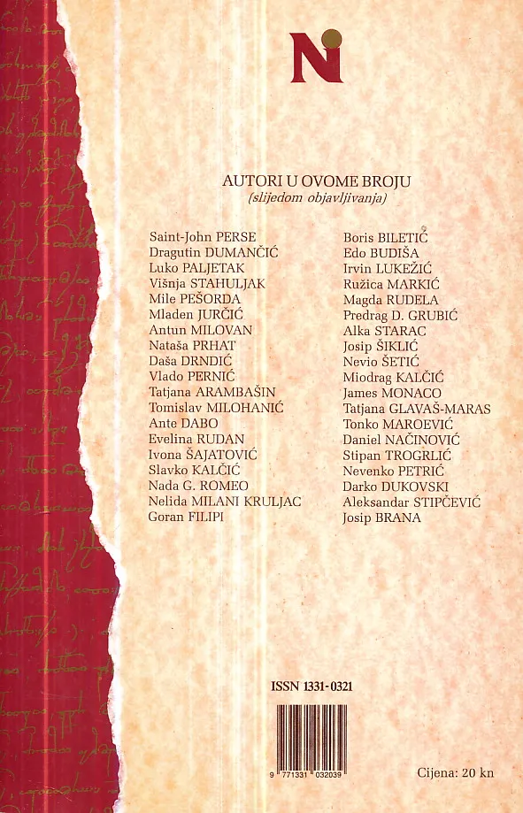 Nova Istra, br. 1/1996