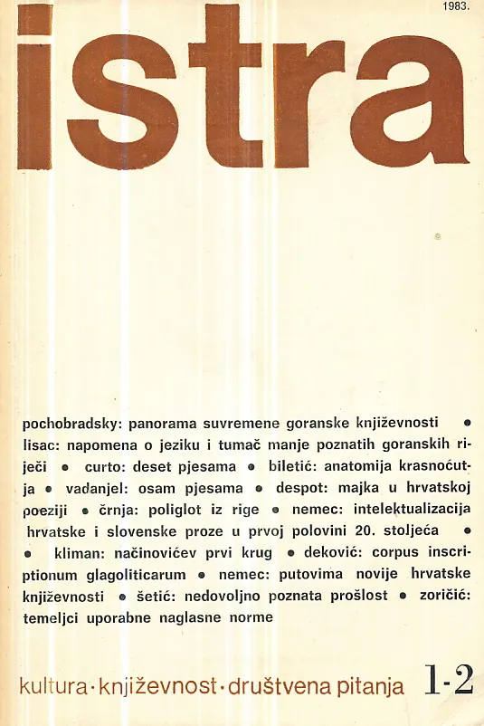 Istra, br. 1-2/1983