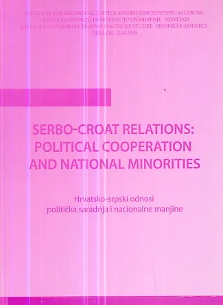 Hrvatsko-srpski odnosi, politička saradnja i nacionalne manjine (HR-ENG)