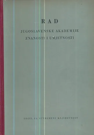 Rad JAZU, knjiga 313/1957