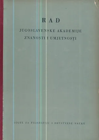 Rad JAZU, knjiga 311/1957