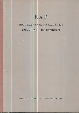 Rad JAZU, knjiga 283/1951