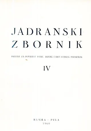 Jadranski zbornik 4/1960