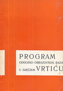 Program odgojno-obrazovnog rada u dječjem vrtiću
