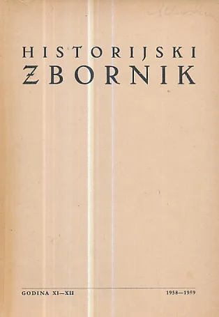 Historijski zbornik, 1958-1959
