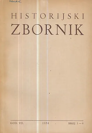 Historijski zbornik 1-4, 1954