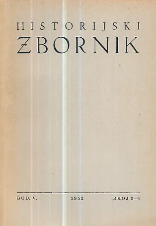 Historijski zbornik 3-4, 1952