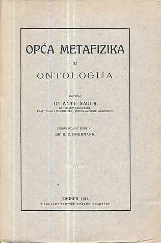Opća metafizika ili ontologija