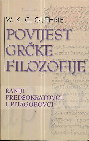 Povijest grčke filozofije, knjiga I.