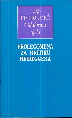 Prolegomena za kritiku Heideggera