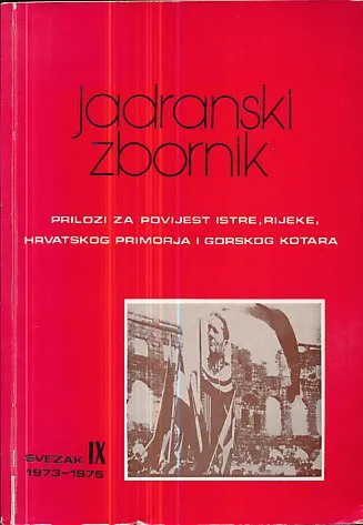 Jadranski zbornik 9/1973-1975