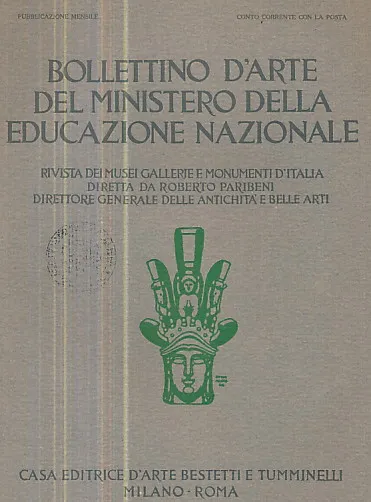 Bollettino d Arte del Ministero della Educazione, Anno VII N. 5/1927