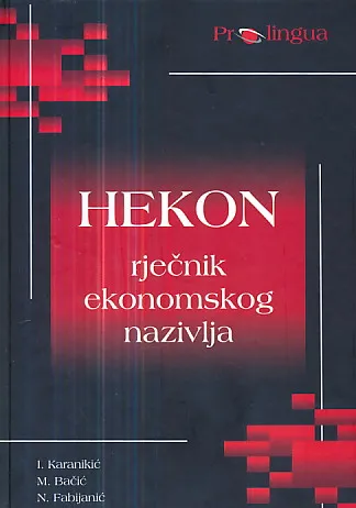 HEKON rječnik ekonomskog nazivlja