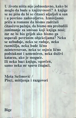 Pisci, mišljenja i razgovori