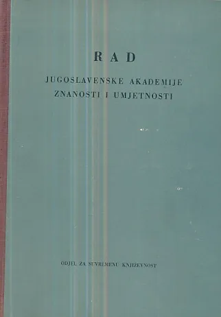 Rad JAZU, knjiga 342/1965 (odjel za suv. književnost)